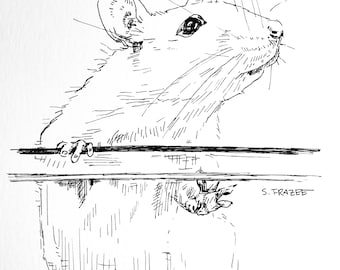 Original Rat Drawing