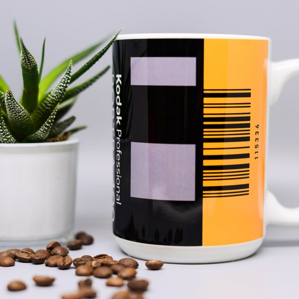 Portra Color Film Canister Mug, Coffee Mug, Film Mug, Photography, Photographer, film, Kodak film, 35mm, 120mm, Photo Mug, film mug, Kodak