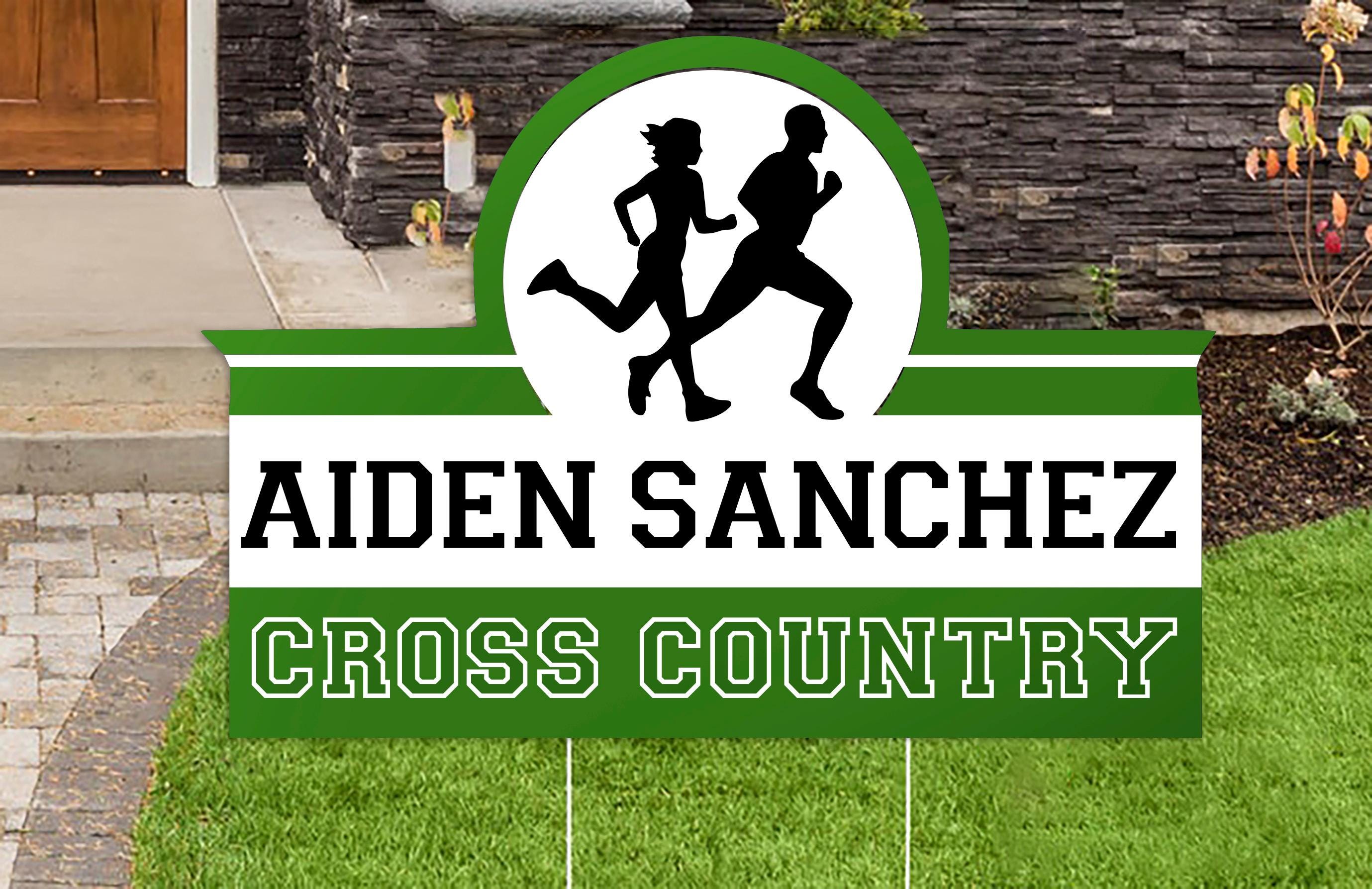 Custom Cross Country Yard Sign: Personalized Track & Field Decor - Etsy