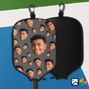 Custom Face Pickleball Paddle Cover: Personalized Neoprene Protection