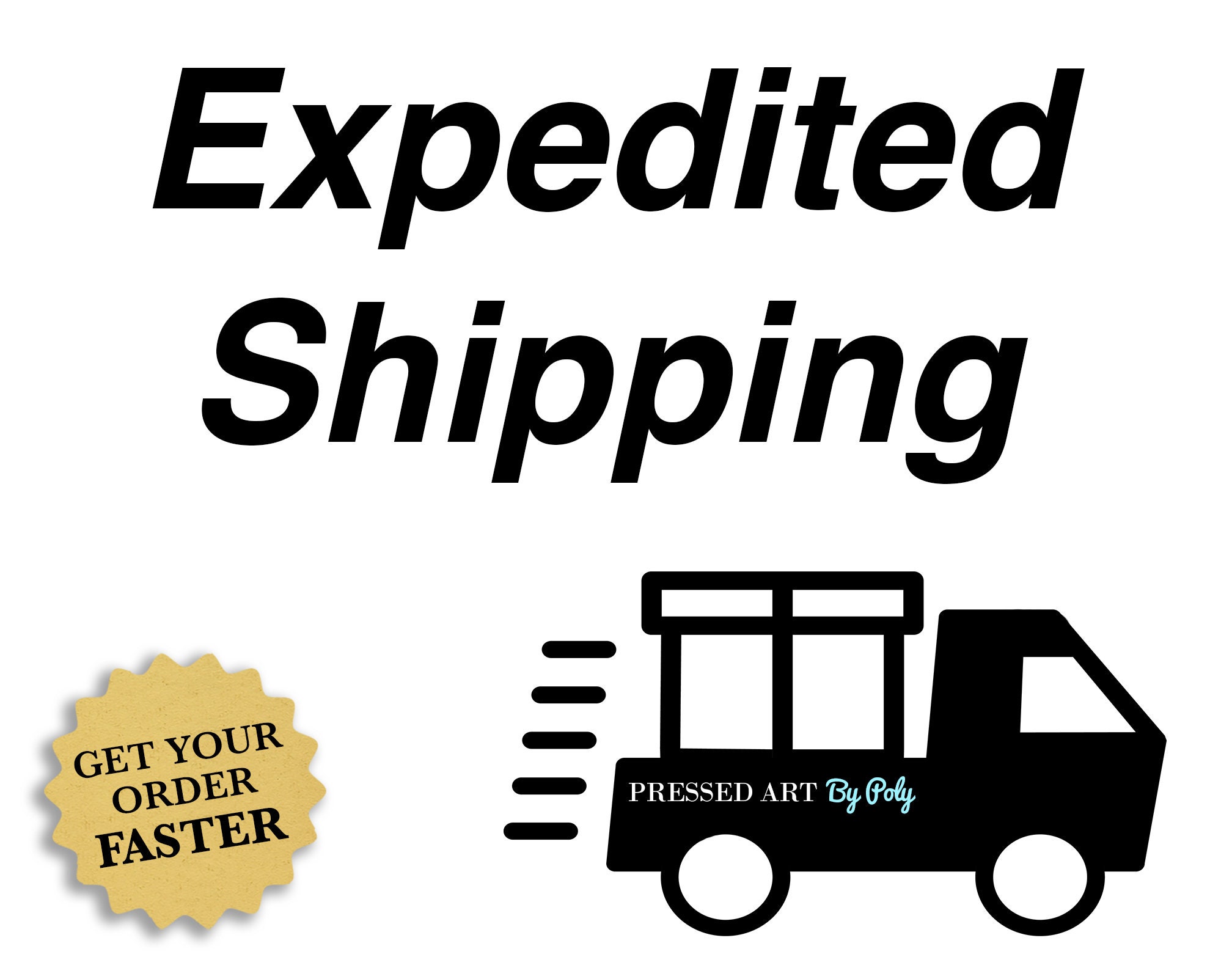 Expedited Shipping, ADD ON faster shipping to your order, Expedite your  Order, Overnight shipping, 2 Day Shipping, 3 day shipping, ship fast