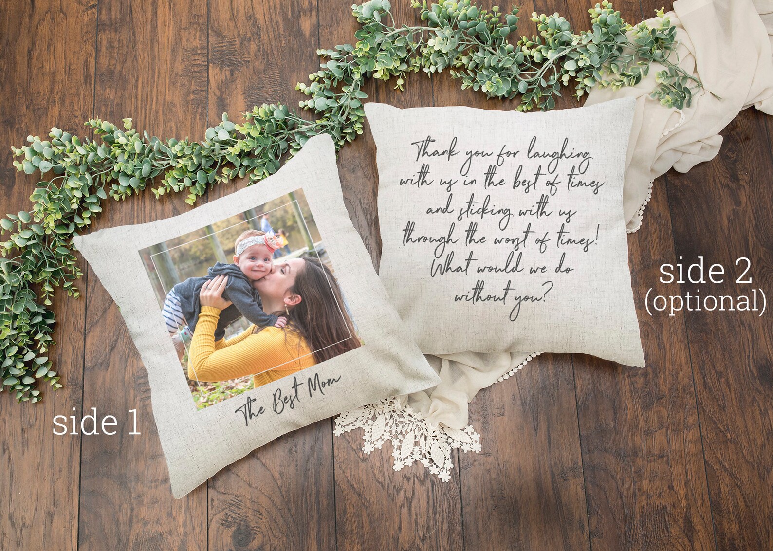 Custom Mothers Day Pillow / Mom's Day /custom Pillow / Etsy