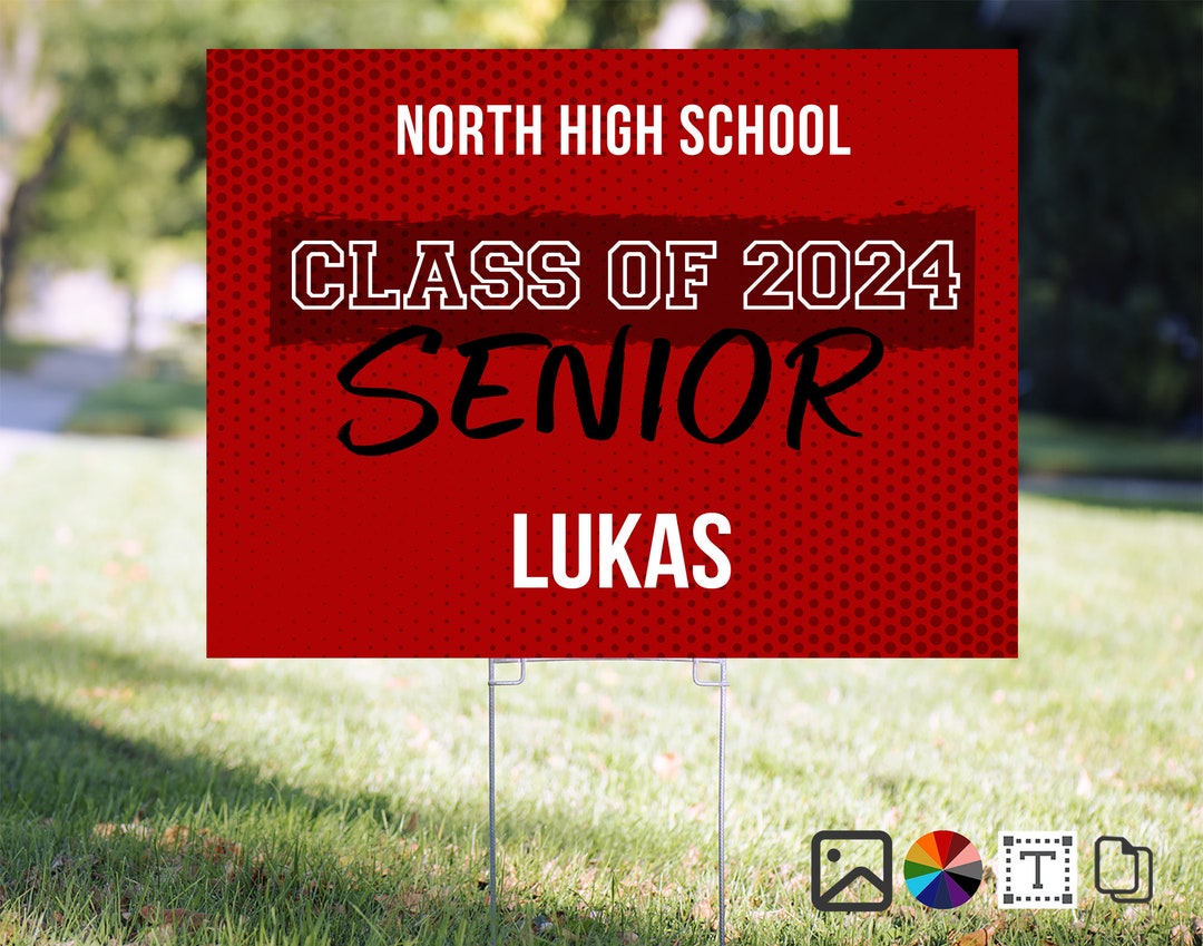 Graduation Yard Sign 2024/ Class of 2024 / Grad Sign / Custom Etsy