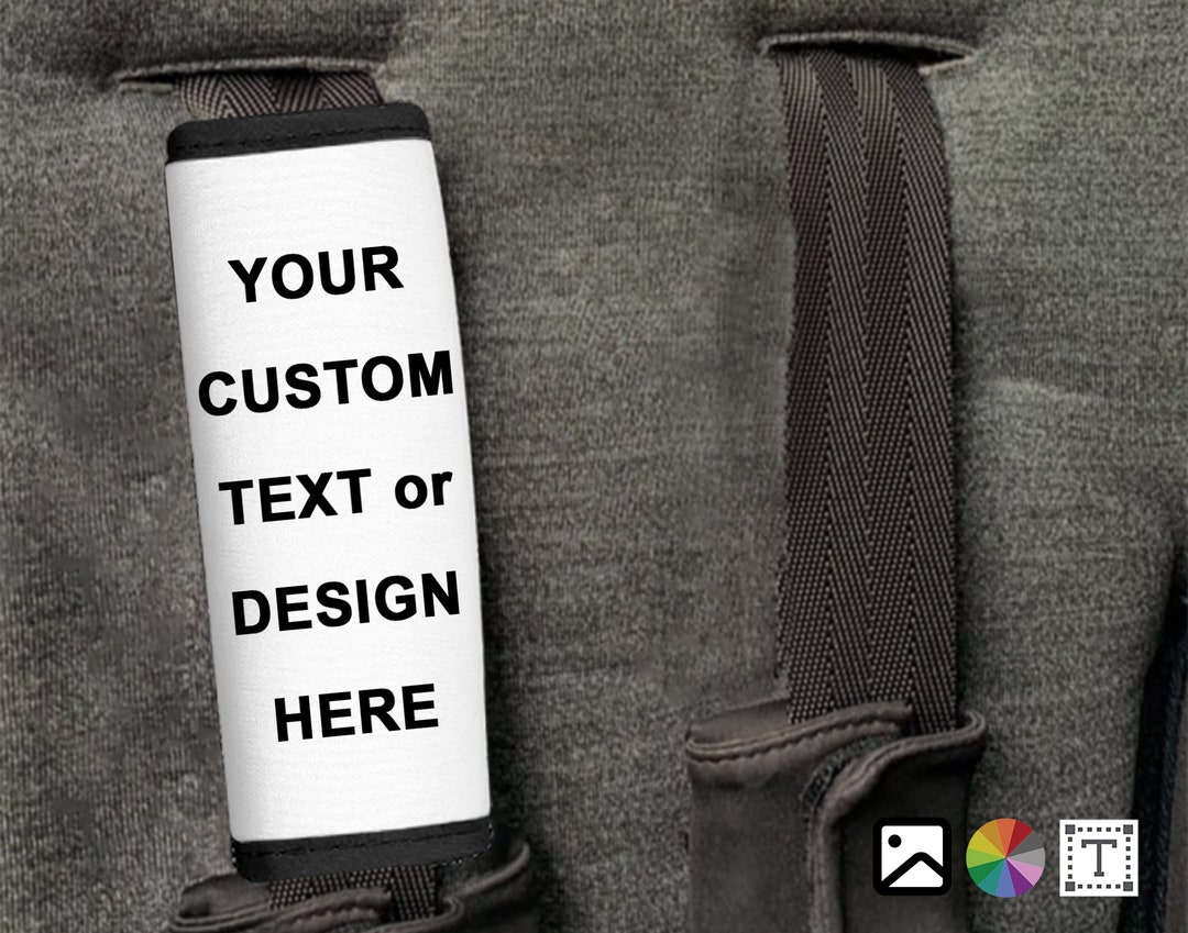 Custom Child Seat Belt Cover, Company Logo Seat Belt Pad, Personalized