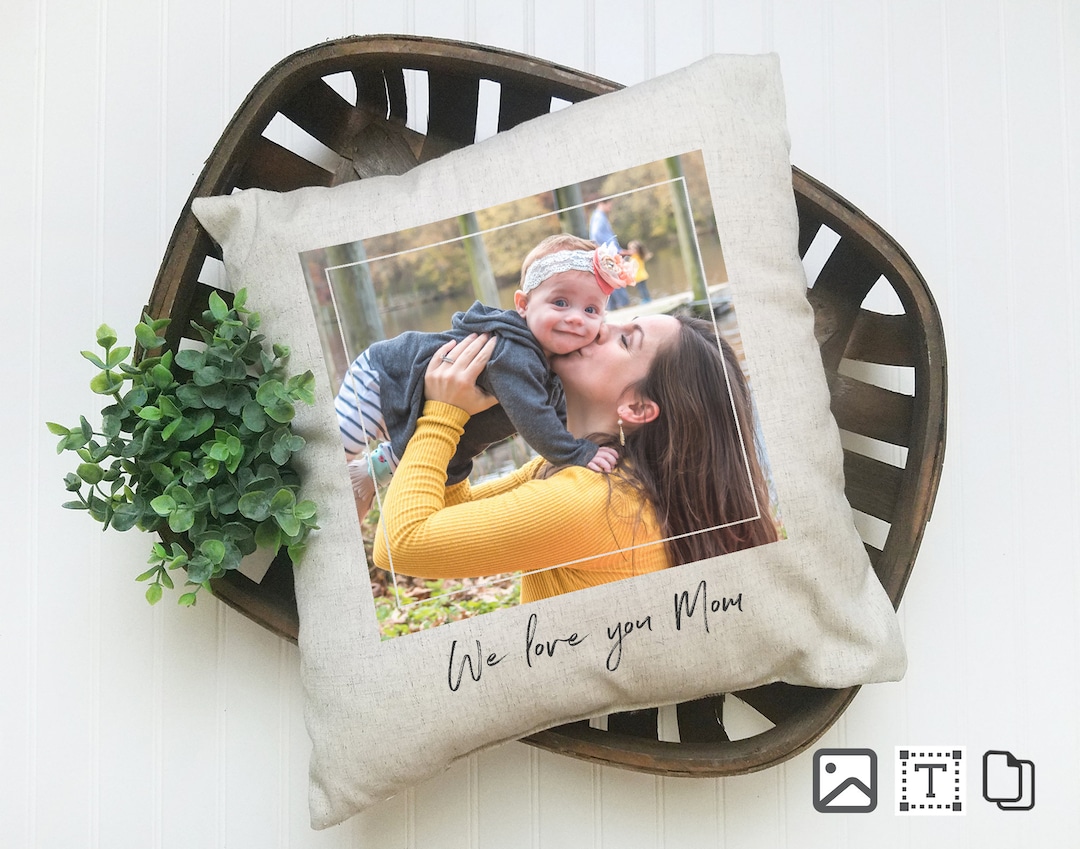 Custom Mothers Day Pillow / Mom's Day /custom Pillow / Etsy
