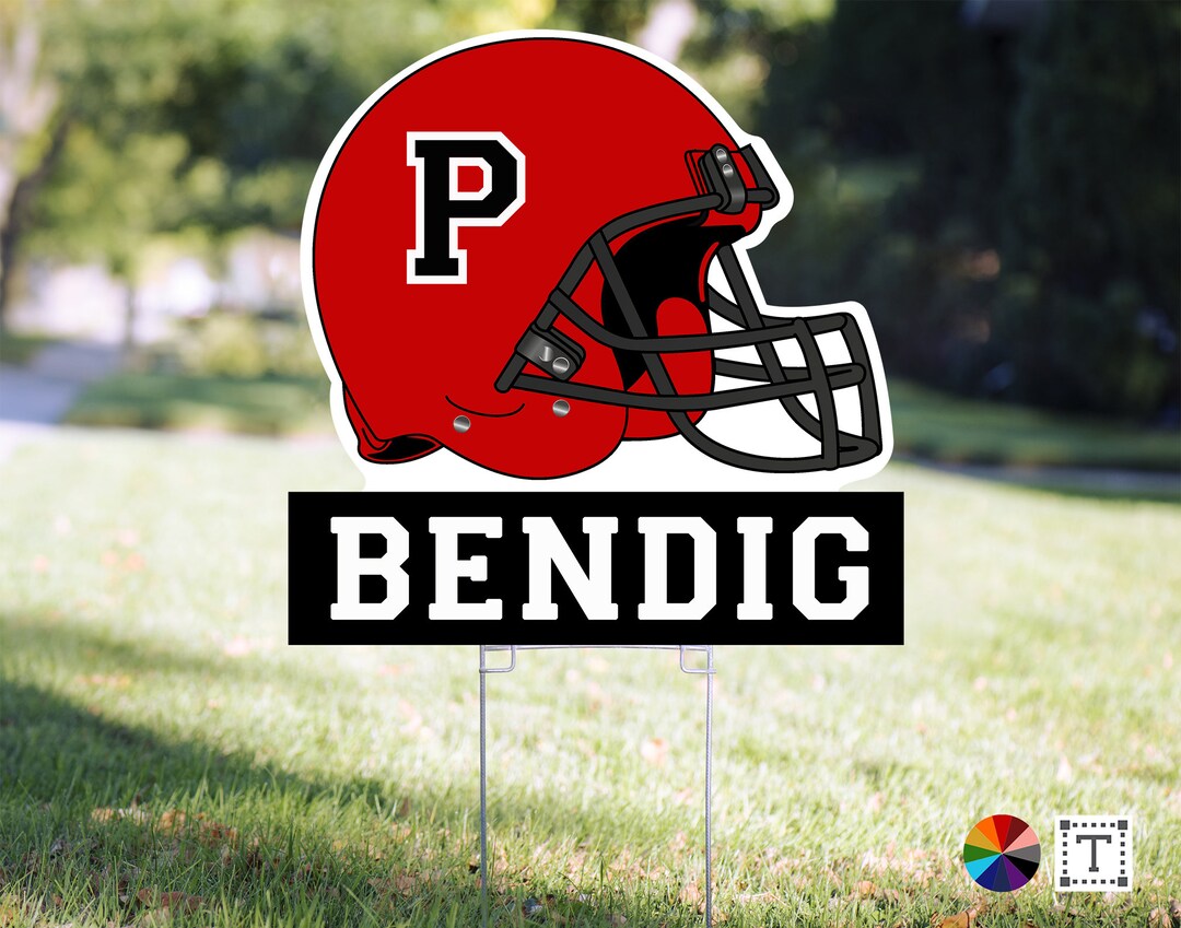 Personalized Football Helmet Cut Out, Class of 2023, Graduation Sign