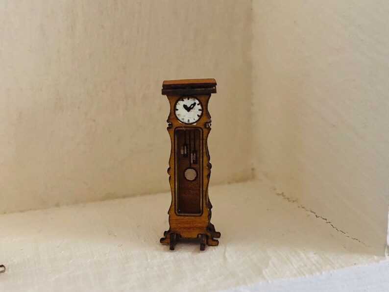 1144th scale grandfather clock kit DIY make your own Etsy