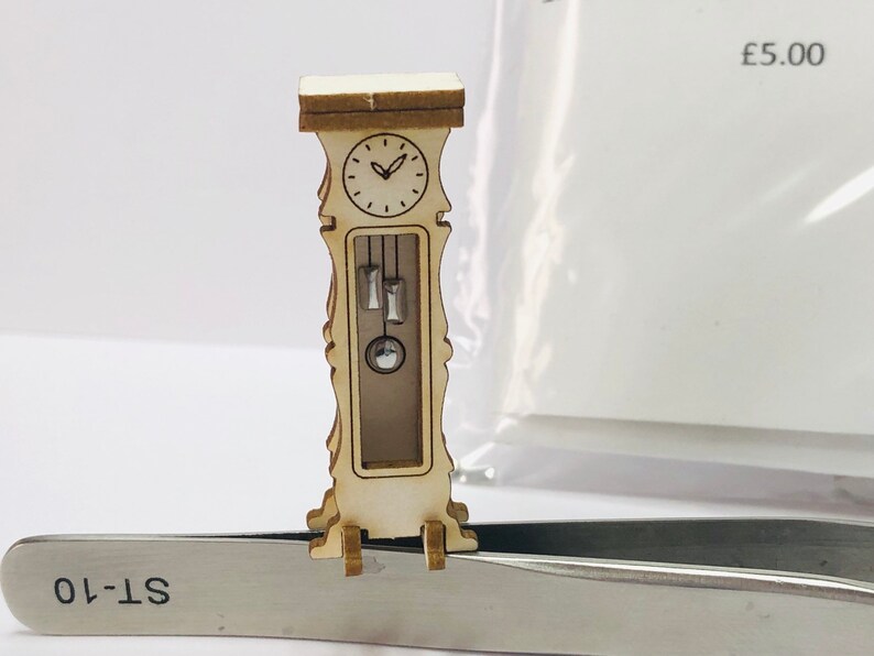 148th Scale Grandfather Clock Kit DIY Make Your Own Etsy