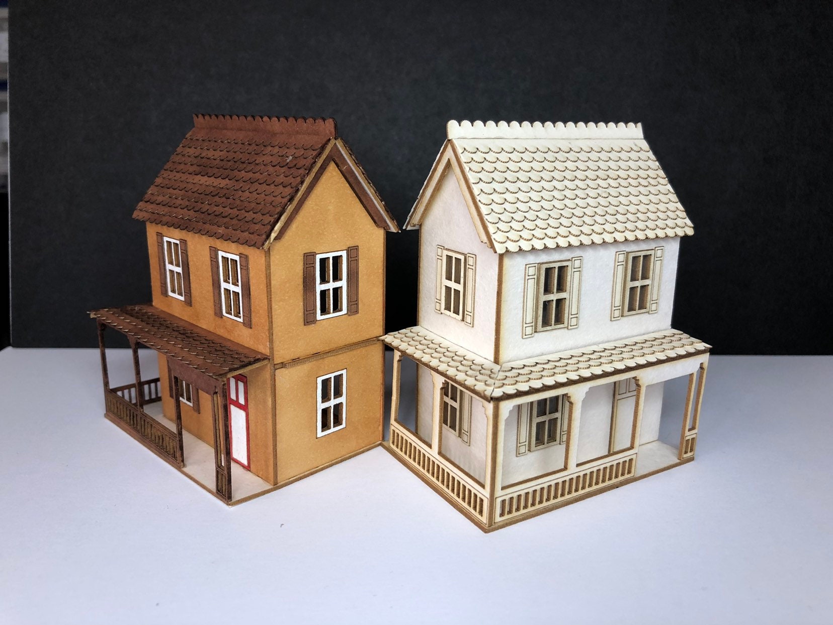 Miniature Micro Dollshouse KIT With Porch 1:144th Scale Home -  Hong  Kong