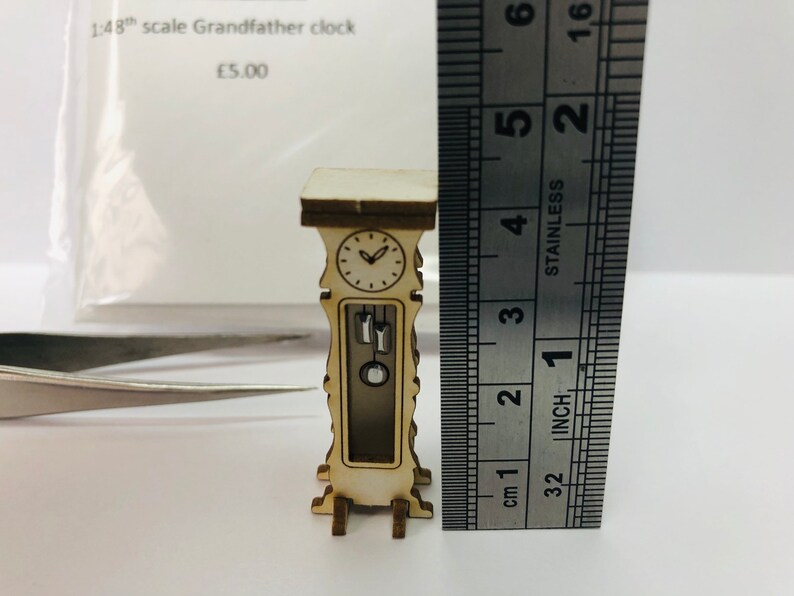 148th Scale Grandfather Clock Kit DIY Make Your Own Etsy UK