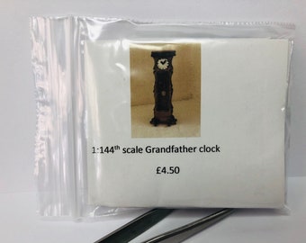 1:144th scale grandfather clock kit DIY make your own