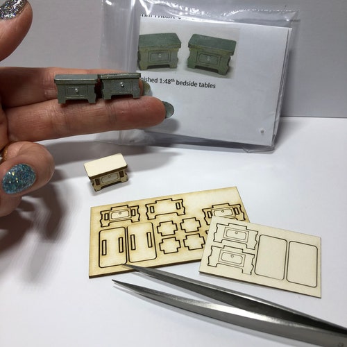 1144 Scale Dining Table and Chairs Kit DIY Make Your Own Etsy UK