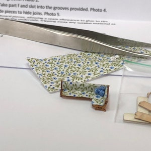 1:144 maßstab 1:144 ecksofa DIY machen Sie Ihre eigenen Mikromöbel Stücke