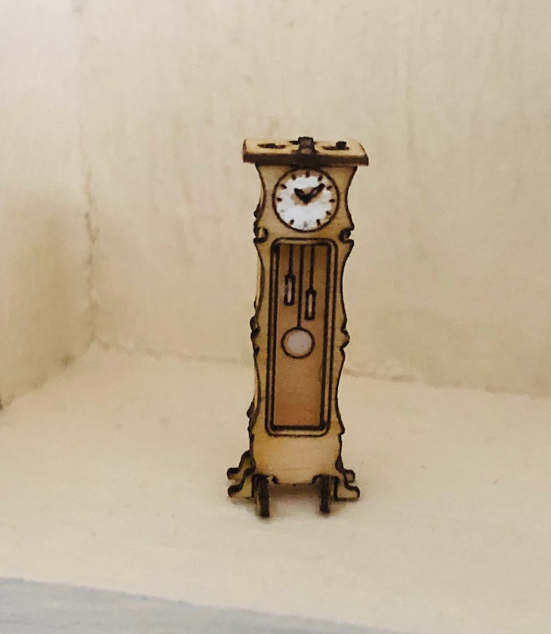 1144th scale grandfather clock kit DIY make your own Etsy