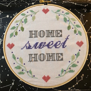 Home Sweet Home cross stitch image 1