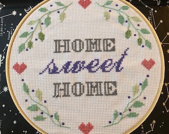 Home Sweet Home cross stitch