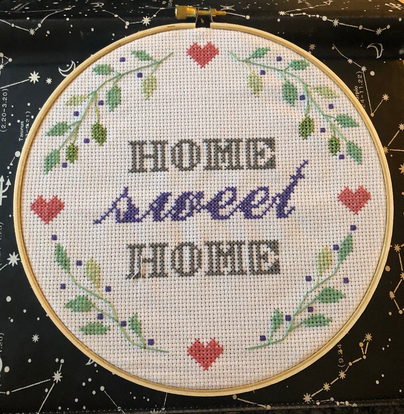 Home Sweet Home cross stitch image 1