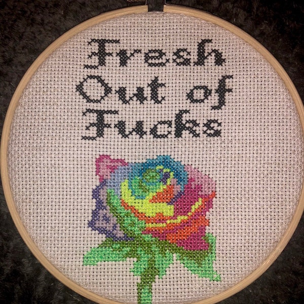 Vulgar Cross Stitch Etsy