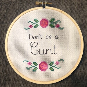 Inspired by “The Boys” Billy Butcher Cross Stitch!