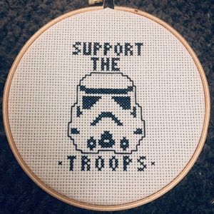 Support The Troops! Cross stitch