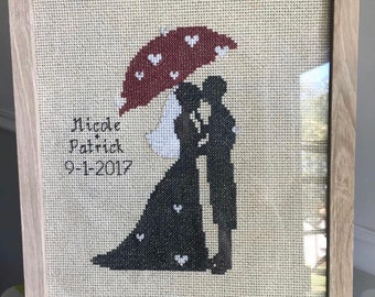 Made to Order Wedding Cross Stitch!