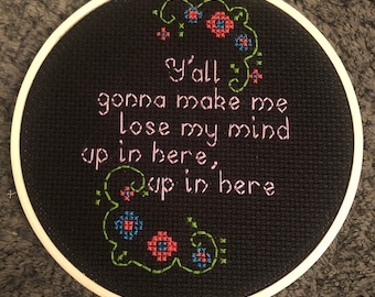 DMX cross stitch lyrics