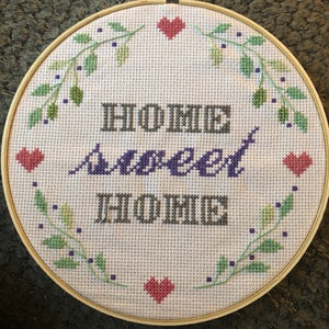 Home Sweet Home cross stitch image 2