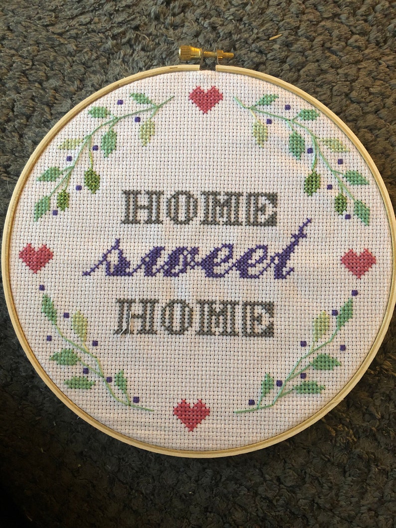 Home Sweet Home cross stitch image 2