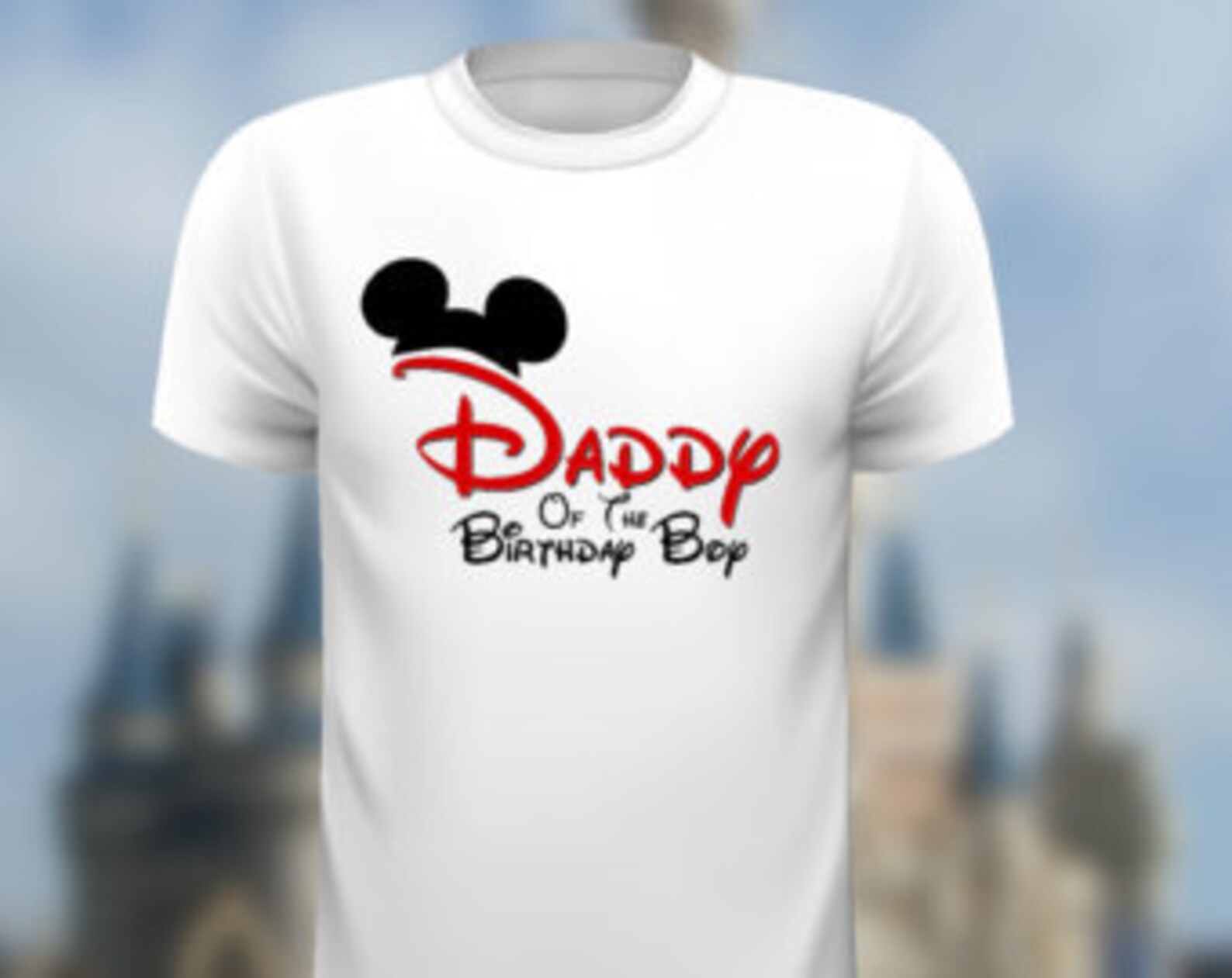 Disney Daddy of the Birthday Boy Mickey Ears INSTANT Download Etsy