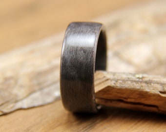Wood Ring - Size 8.75 - Grey Birdseye Maple - Ready To Ship - Bentwood Ring - Wedding Band