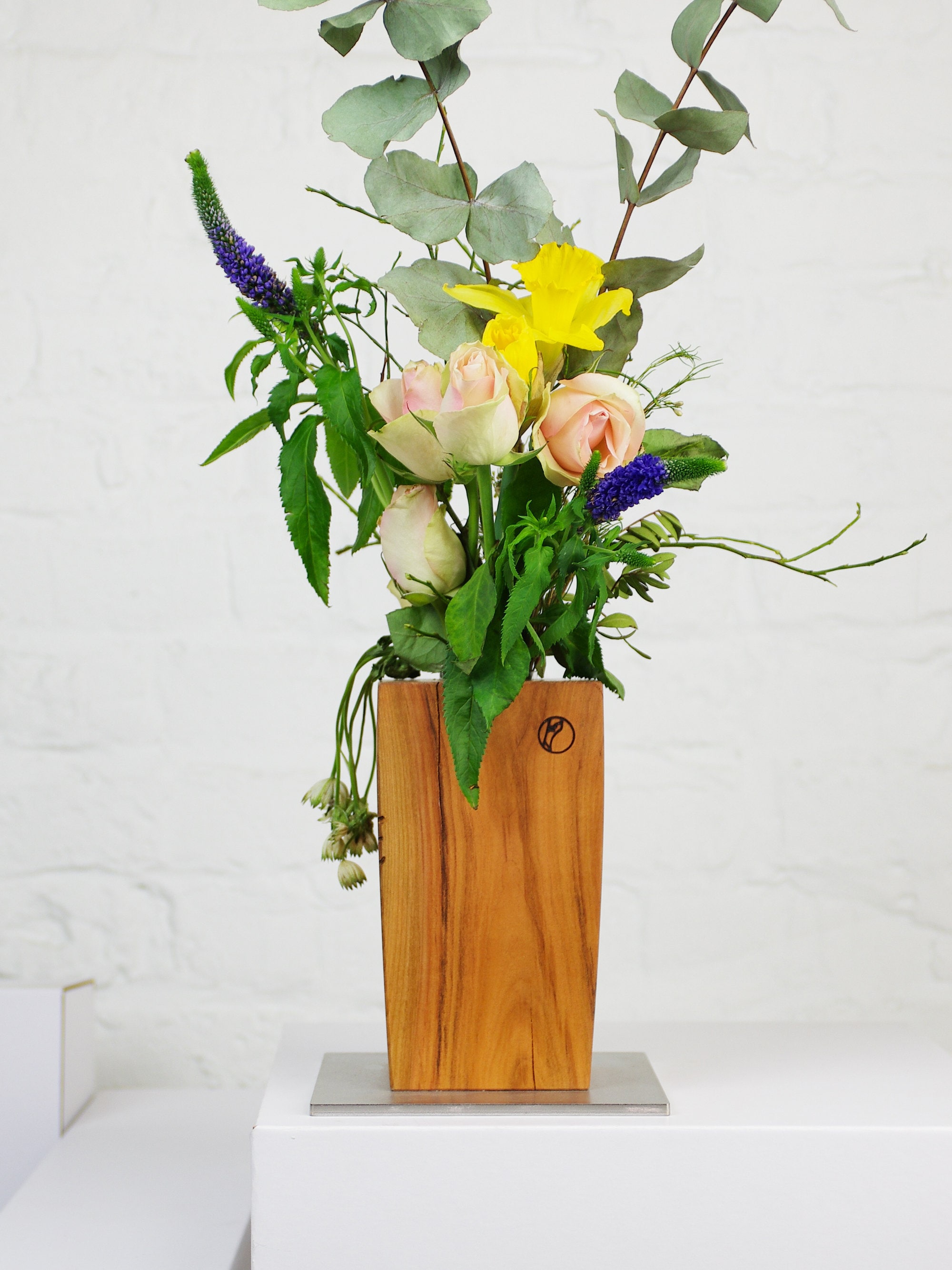 Vase Xl En Bois De Cerisier