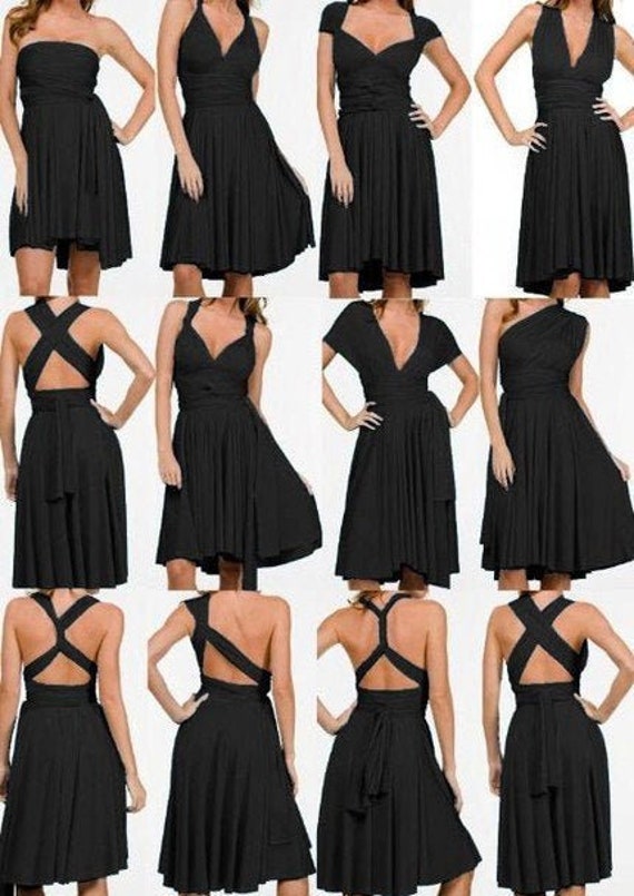 black infinity dress