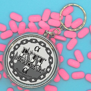 Suppresseur d'ornière Alpha - Adorable séparateur à 3 voies avec porte-clés pour les médicaments à emporter, organiser les voyages pour les filles
