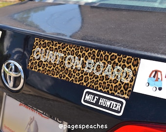 Cunt On Board Funny Queer Bumper Magnet - Weatherproof, Removable Vinyl