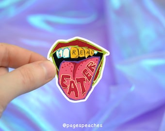 Real Eater Sticker: Waterproof Vinyl, Small Size