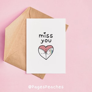 Tu me manques, carte de voeux d'anniversaire, cartes de voeux sales