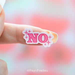 Pequenos adesivos rosa, sem miniaturas, à prova d'água, para garrafas de água, adesivos minúsculos para capas de celular.