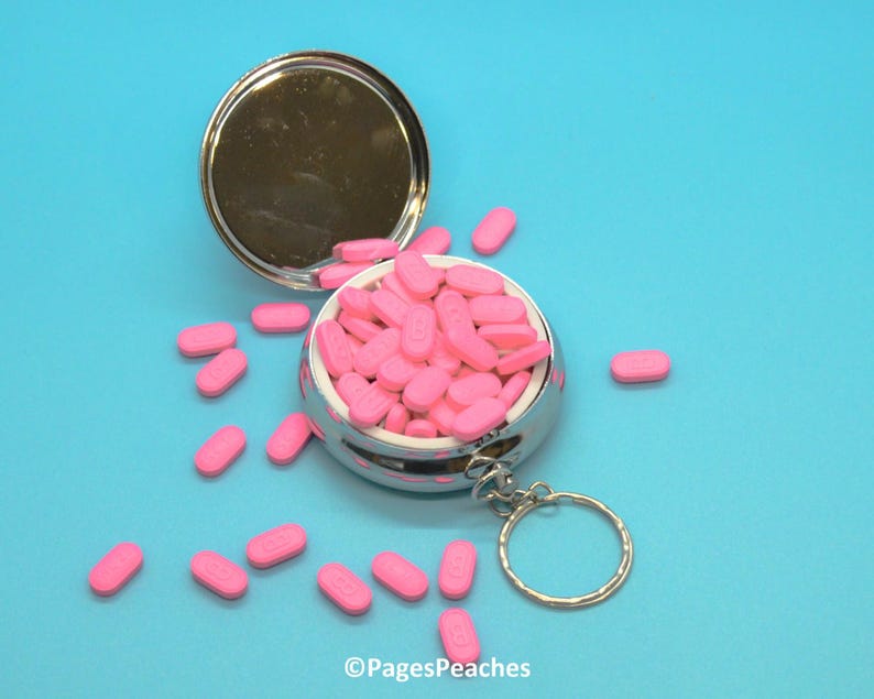B-Grade Pill Case – 3-Way Divider Keychain, On-the-Go Medication image 6