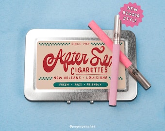 After Sex Cigarette Joint Case for Smokers | On-The-Go Traveling Cigarette and Joint Case