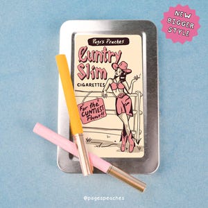 PREORDER July/Aug NEW STYLE Cuntry Slims Cigarette Joint Case for Smokers | On-The-Go Traveling Cigarette and Joint Case