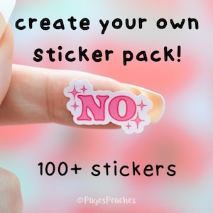 Mini pegatinas impermeables para botellas de agua, pequeñas pegatinas para fundas de teléfono.