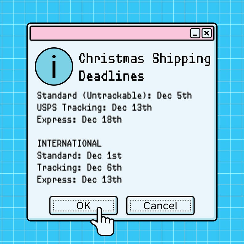 The image is a collage of various images, including a computer window with a shipping notification, a shipping label, and a hand pointing to a button.