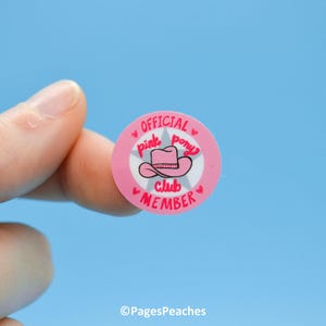 Pink Pony Club Mini Stickers Waterproof Waterbottle Stickers Tiny Stickers for Phone Case