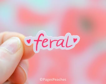 Small Feral Sticker Mini Stickers Variety Pack Tiny Stickers for Phone Case
