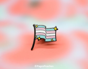 Hard Enamel Transgender Flag Hard Enamel Pin For Queer LGBTQ Support Work Pin