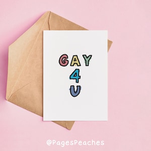 Carte Gay 4 U Cartes de vœux pour homosexuels