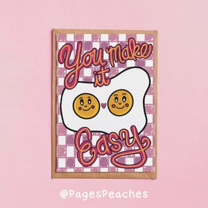 Carte Vous simplifiez la vie Carte d'anniversaire mignonne pour la Saint-Valentin