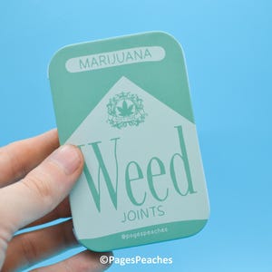 喫煙者のためのウィードシガレットジョイントSTASH TIN | 持ち運びに便利なシガレット＆ジョイントケース
