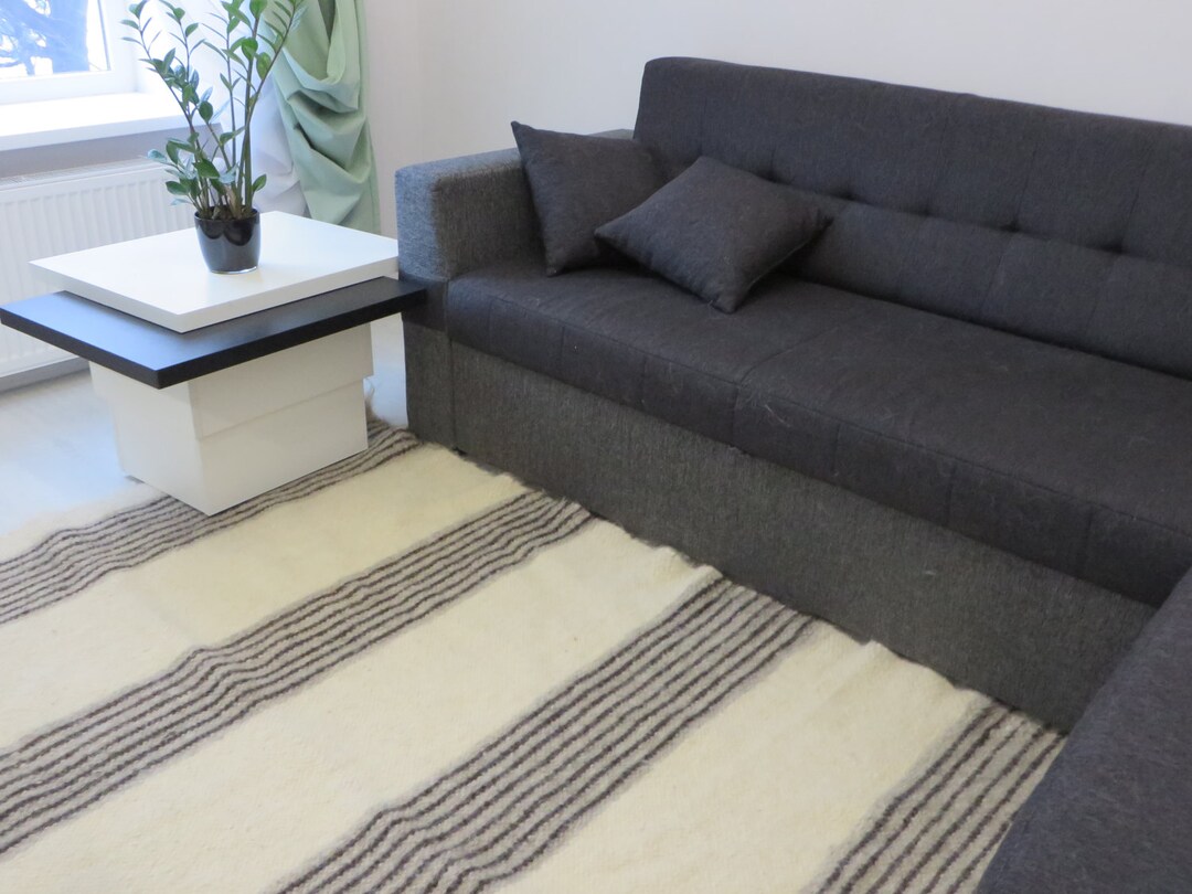 Wool Rug,woven Rug,cream Rug,sofa Floor,handmade Rug,carpet Rugs,area ...