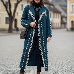 Handgewebte ethnische Boho Weste
